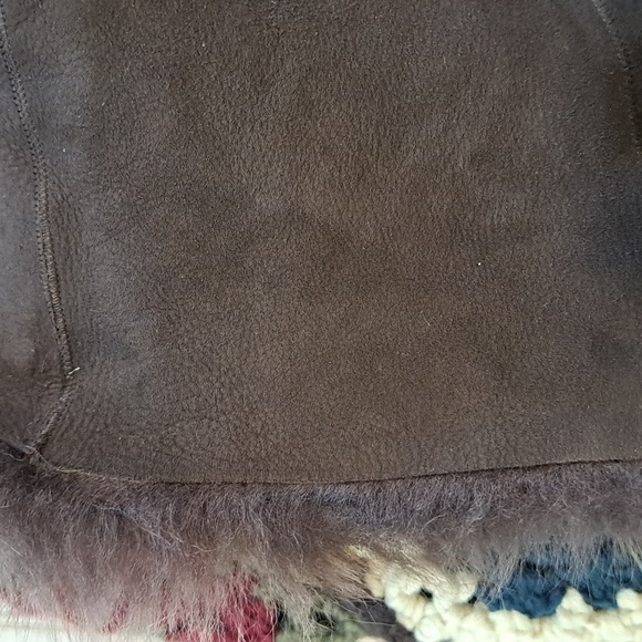 Crochet Pattern Granny Square Reversible Fur Patchwork Long Heavy Cardigan Coat - Picture 13 of 15